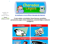 Tablet Screenshot of charadaslegais.com.br